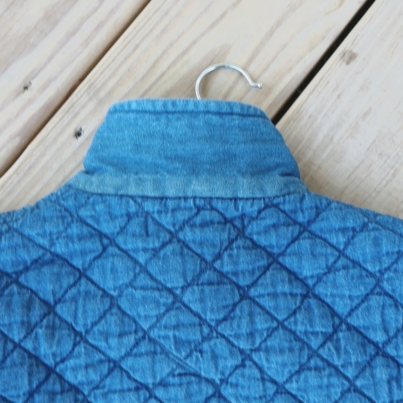 Vintage Tudor Court by Haband Quilted Jacket Embroidered Flowers Size Medium - Picture 9 of 16